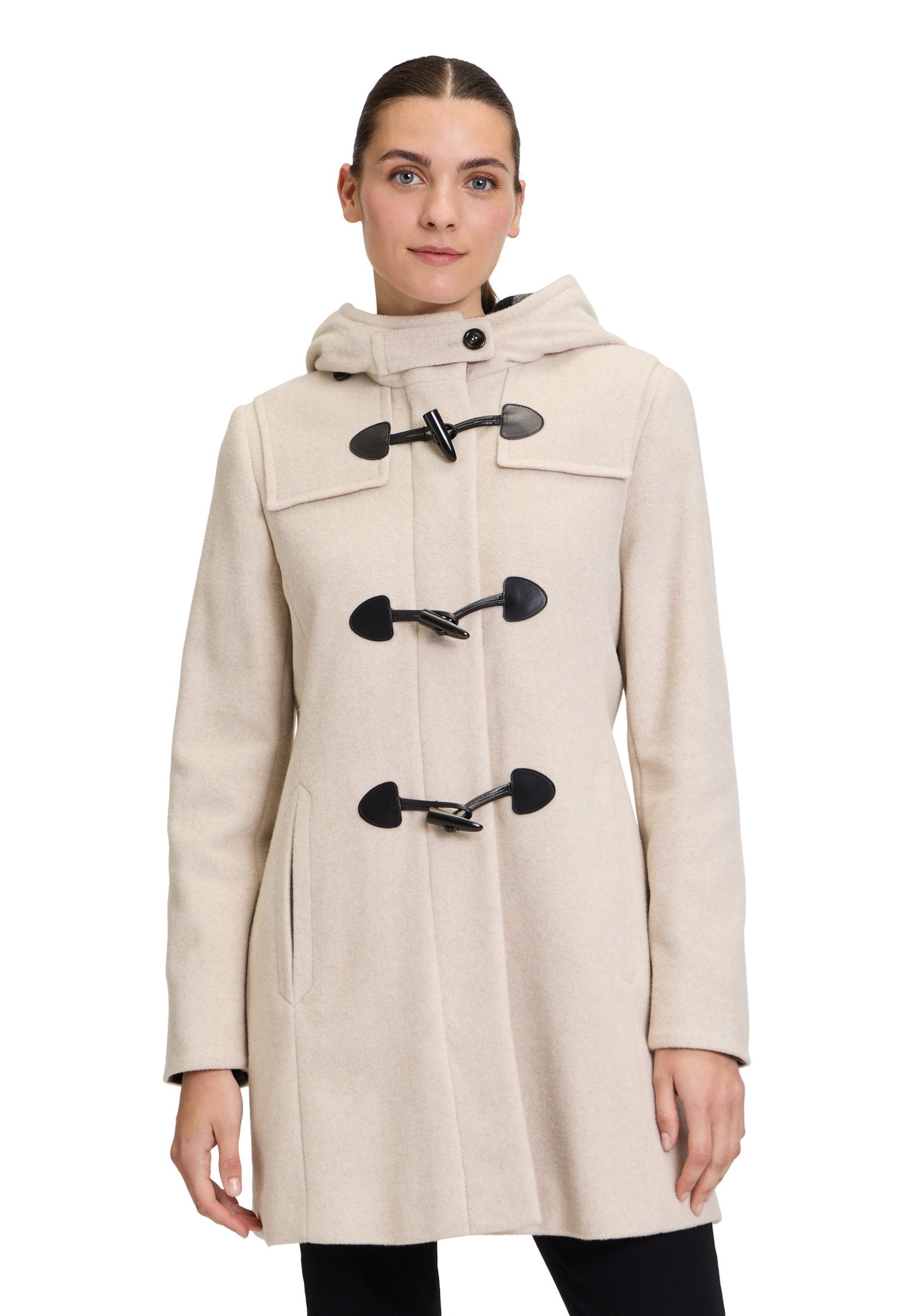 Gil Bret Dufflecoat mit Wolle und Kapuze